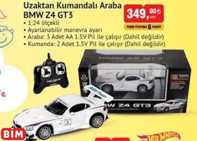 UZAKTAN KUMANDALI ARABA BMW Z4 GT3 UZAKTAN KUMANDALI ARABA BMW Z4 GT3